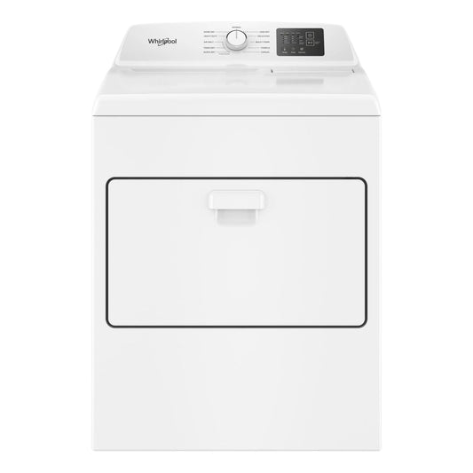 Whirlpool 7.0 cu. ft. Electric Dryer with Adaptive Dry and Hamper Door – White