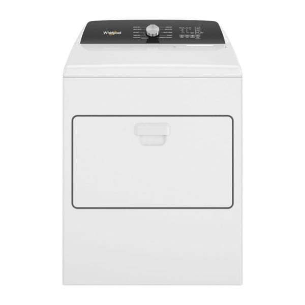 Whirlpool 7.0 cu ft Electric Dryer with Advanced Moisture Sensing & Wrinkle Shield Option – White