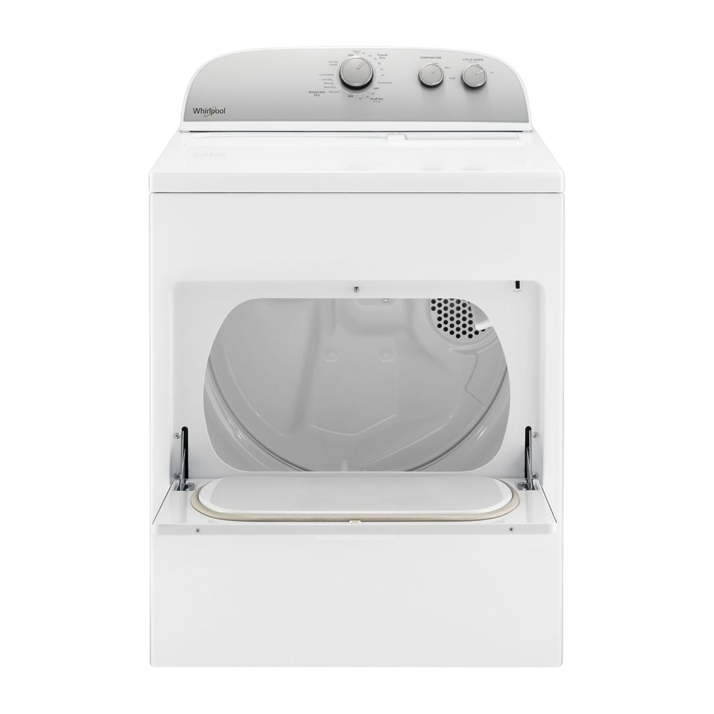 Whirlpool 7.0 cu ft Electric Dryer with AutoDry™ Sensor Drying & Wrinkle Shield™ Option – White