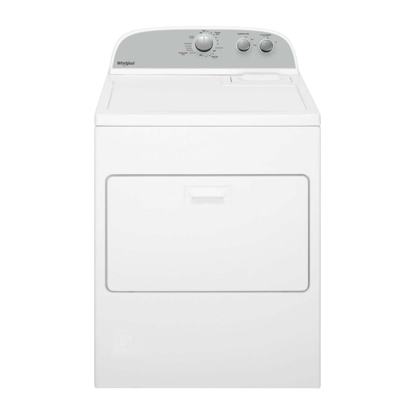 Whirlpool 7.0 cu ft Electric Dryer with AutoDry™ Sensor Drying & Wrinkle Shield™ Option – White