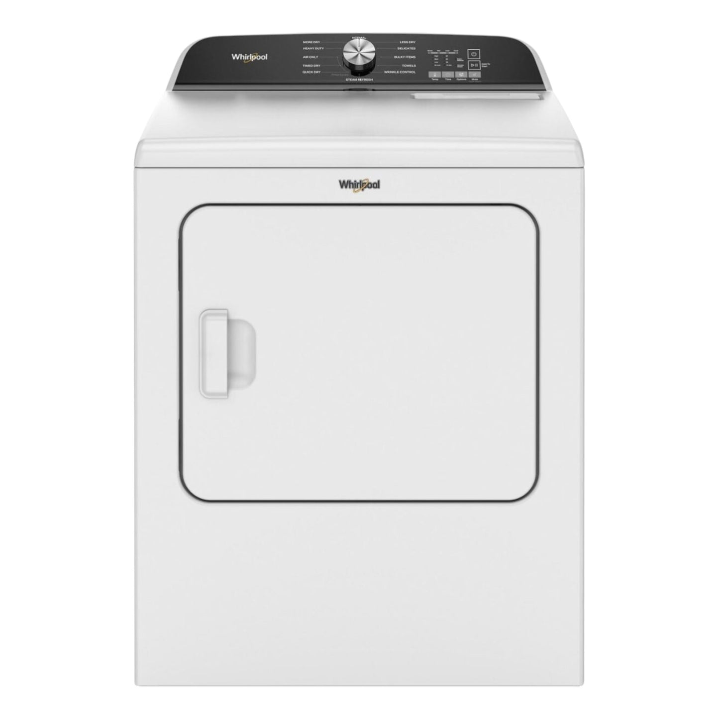 Whirlpool 7.0 cu. ft. Gas Dryer with Moisture Sensing & Steam Refresh Cycle – White