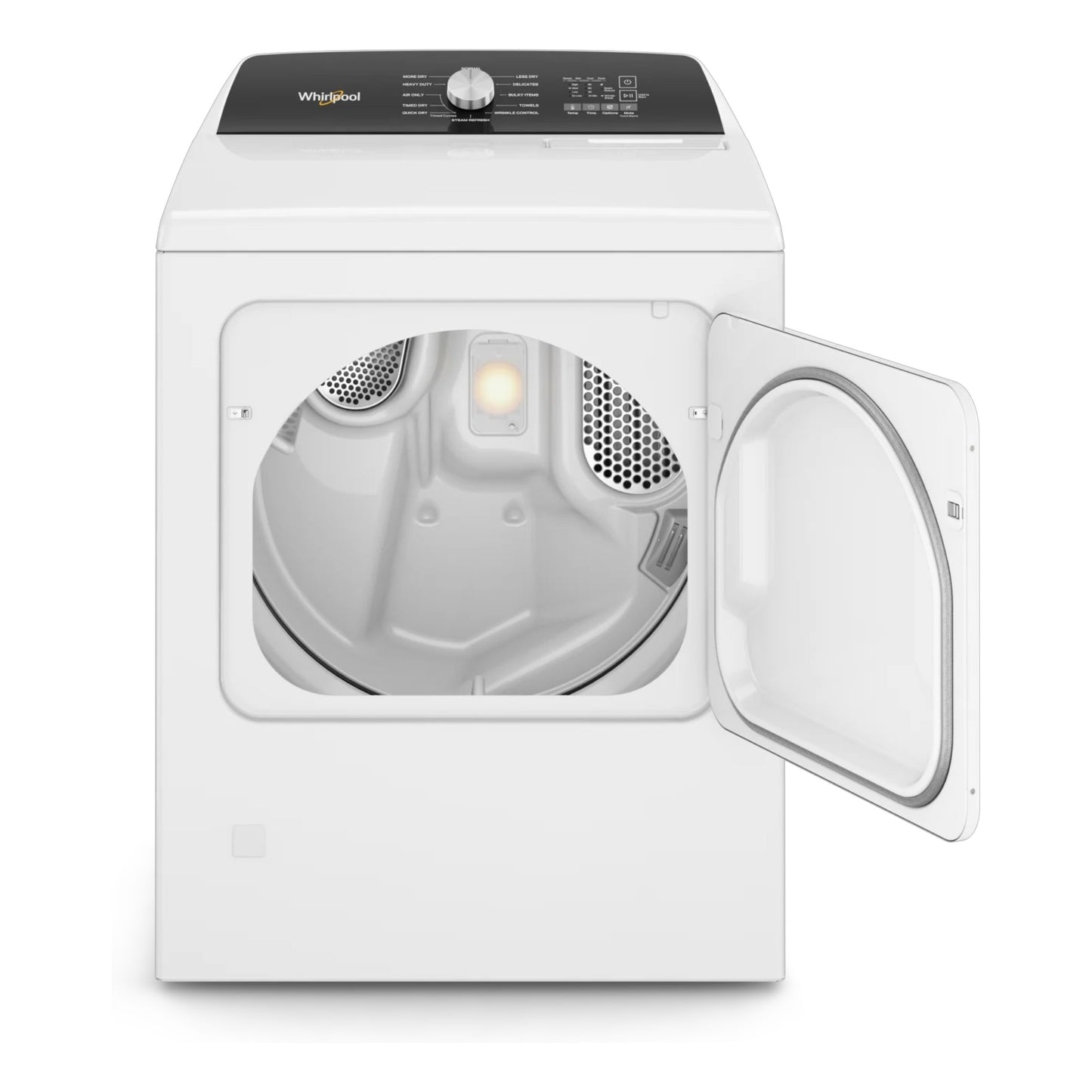 Whirlpool 7.0 cu. ft. Top Load Gas Moisture Sensing Dryer with Steam – White