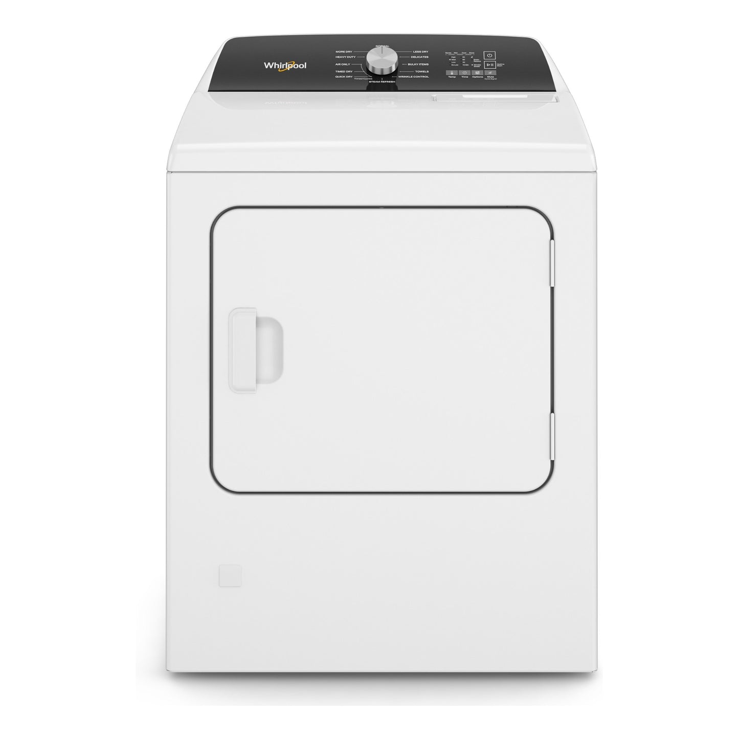 Whirlpool 7.0 cu. ft. Top Load Gas Moisture Sensing Dryer with Steam – White