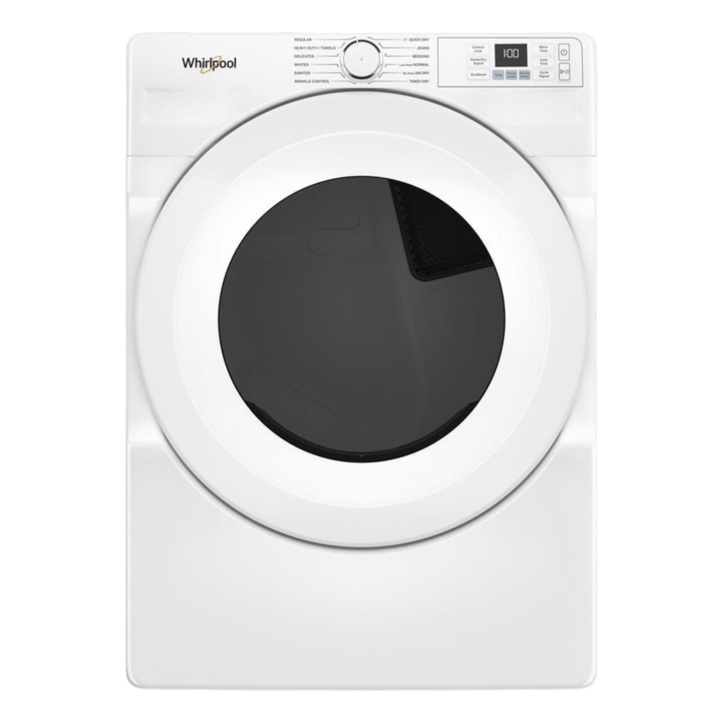 Whirlpool 7.4 cu. ft. Smart Front Load Gas Dryer with Quick Dry Cycle – White