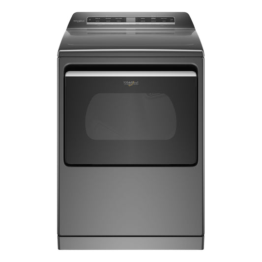 Whirlpool 7.4 cu. ft. Top Load Electric Dryer with Advanced Moisture Sensing – Chrome Shadow