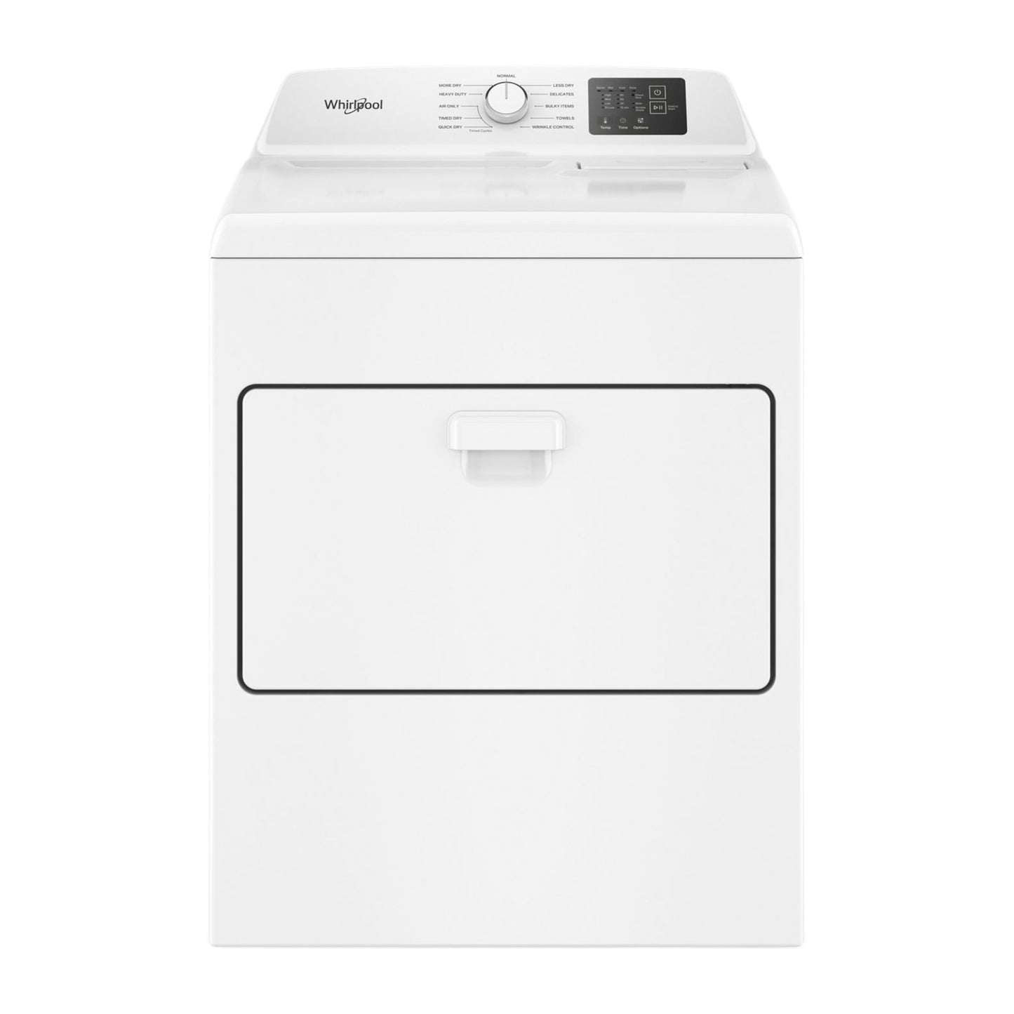 Whirlpool 7.0 cu ft Electric Dryer with Adaptive Dry Technology & Wrinkle Shield™ Option – White